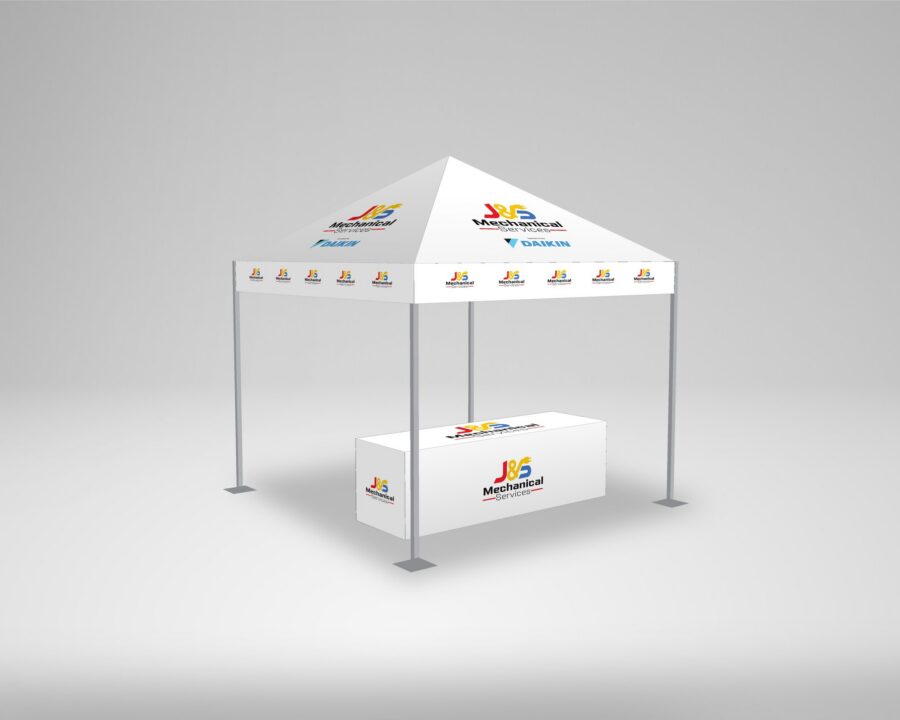 J&S Mechanical trade show booth