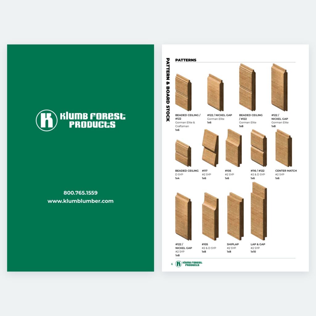 Klumb Forest Products millwork catalog