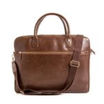 Leather Laptop Bag – Brown