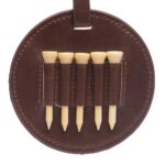 Magnolia Tee Tag in Brown