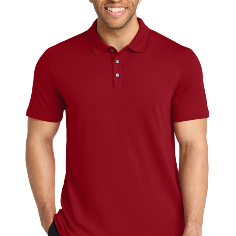Mercer+Mettle Stretch Pique Polo in Apple Red