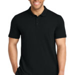 Mercer+Mettle Stretch Pique Polo in Deep Black