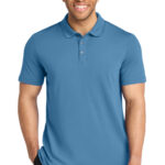 Mercer+Mettle Stretch Pique Polo in Parisian Blue