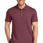Mercer+Mettle Stretch Pique Polo in Rosewood