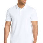 Mercer+Mettle Stretch Pique Polo in White