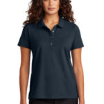 Mercer+Mettle Women’s Stretch Pique Polo in Night Navy