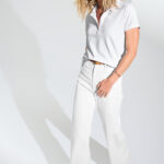 Mercer+Mettle Women’s Stretch Pique Polo in use