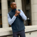 MiiR Nozawa Soft Shell Vest in use