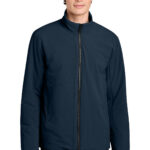 MiiR Sashiko Full-Zip Stretch Puffy in Indigo Navy