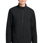MiiR Sashiko Full-Zip Stretch Puffy in Pitch Black