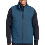 MiiR Sashiko Stretch Puffy Vest in Deep Lake