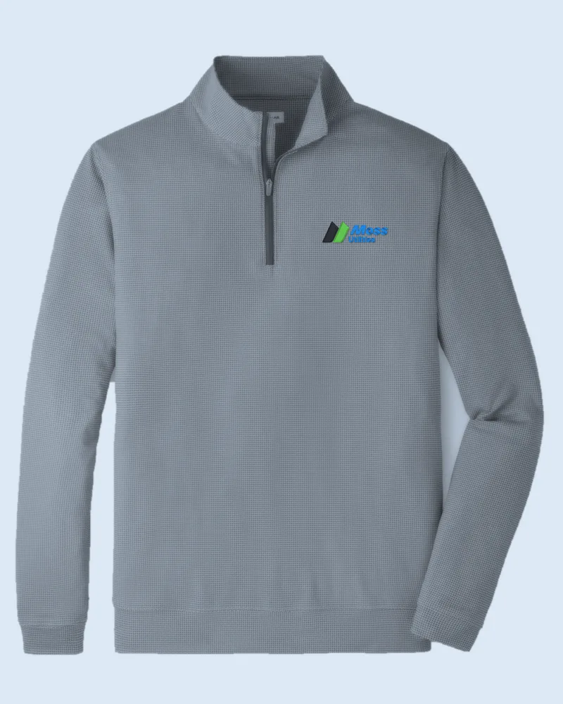 Moss Utilities quarter-zip