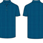 Original Penguin All-Over-Pete Printed Polo in Blueberry Pancake