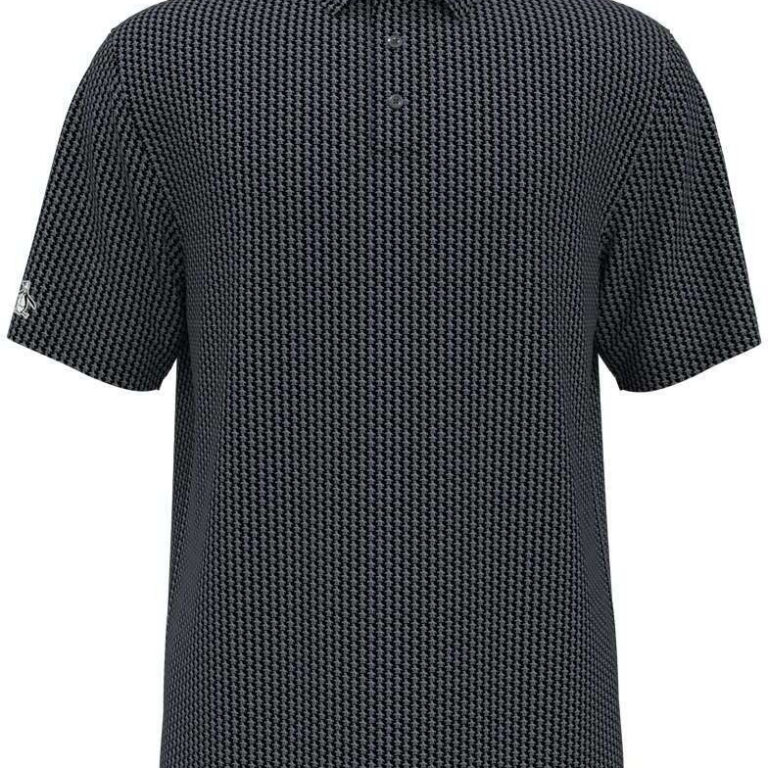 Original Penguin All-Over-Pete Printed Polo in Caviar