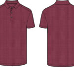 Original Penguin All-Over-Pete Printed Polo in Cordovan