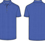 Original Penguin All-Over-Pete Printed Polo in Nebulas