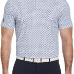 Original Penguin Men’s Retro Geo Polo in Black Iris