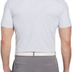 Original Penguin Men’s Retro Geo Polo in Bright White
