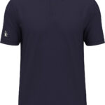 Original Penguin Men’s Solid Polo Shirt in Black Iris