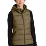 Outdoor Research Women’s Coldsnap Hooded Down Vest in Loden