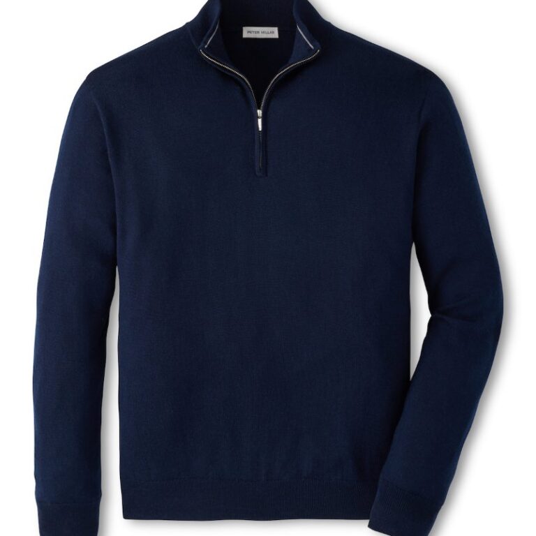Peter Millar Autumn Crest Quarter-Zip in Navy