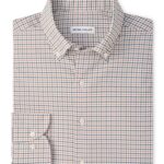 Peter Millar Axel Performance Twill Sport Shirt in Pine Brook