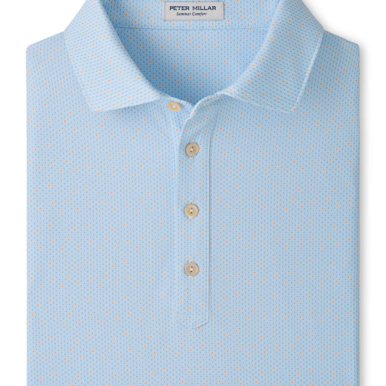 Peter Millar Bartlett Performance Jersey Polo - Hogan Hard Collar