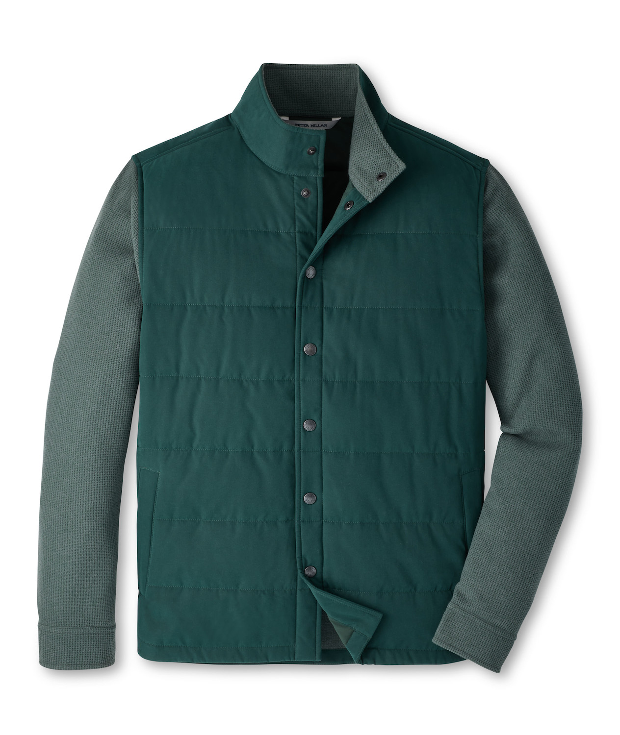 Peter Millar Bedford Hybrid Snap Jacket in Pine Brook