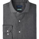 Peter Millar Brixen Italian Flannel Sport Shirt in Iridium