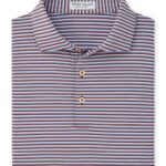 Peter Millar Brooks Performance Jersey Polo – Sean Self Collar in Bordeaux