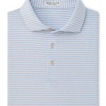 Peter Millar Brooks Performance Jersey Polo – Sean Self Collar in Cottage Blue