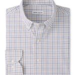 Peter Millar Bruce Crown Lite Cotton-Stretch Sport Shirt in Navy