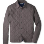 Peter Millar Chatham Cotton Cashmere Shirt Jacket in Cityscape
