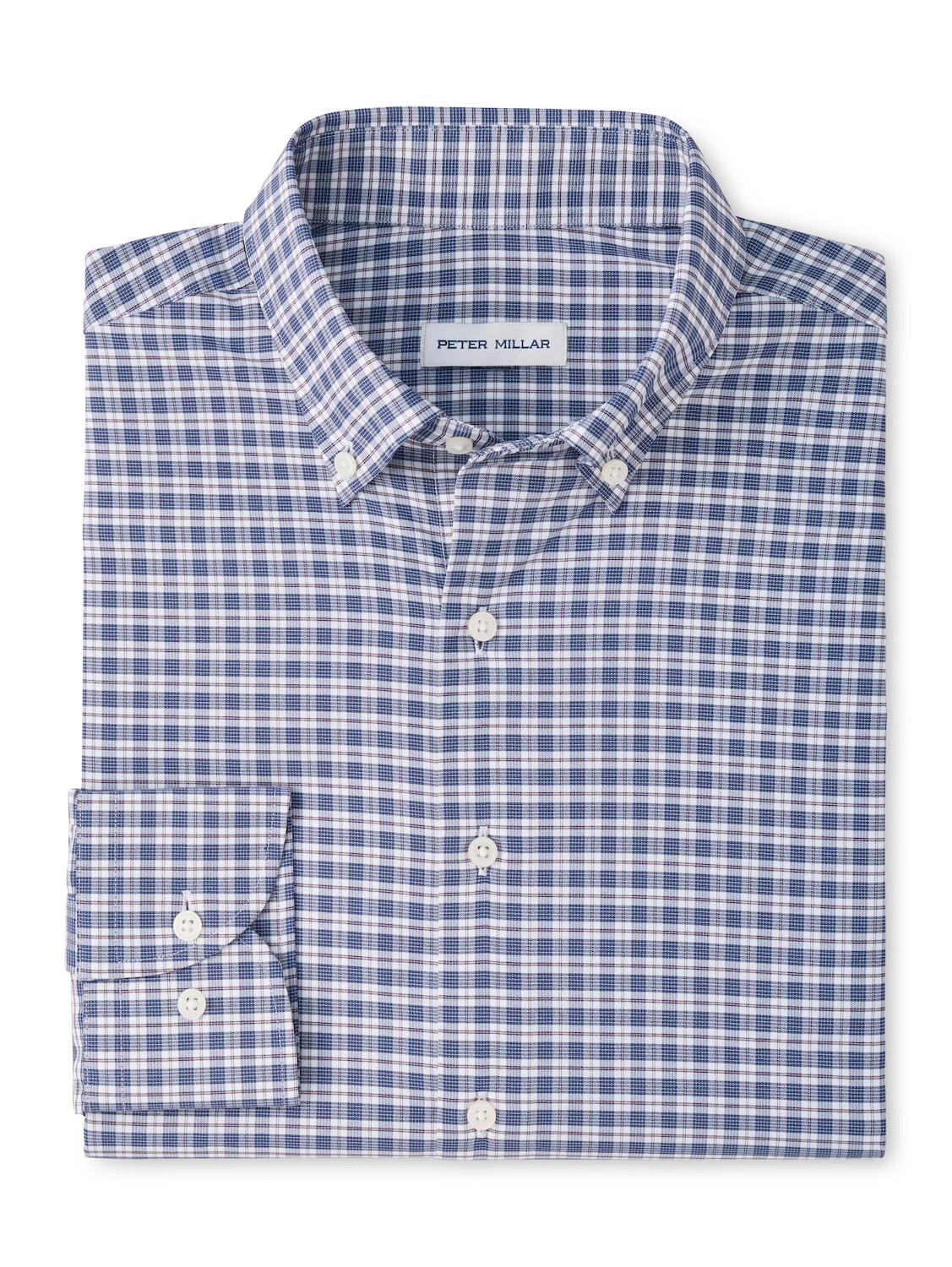 Peter Millar Clark Performance Twill Sport Shirt