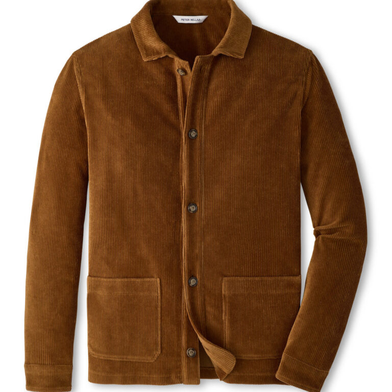 Peter Millar Corduroy Knit Chore Coat