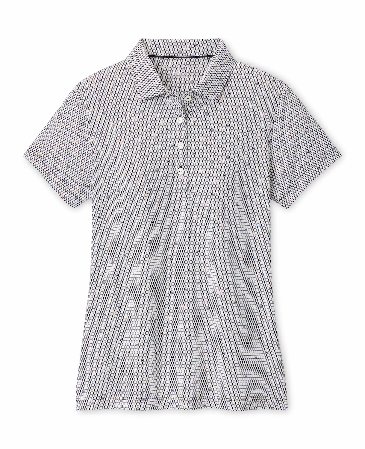 Peter Millar Courtside Charm Short Sleeve Jersey Polo