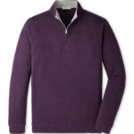 Peter Millar Crown Comfort Pullover in Grapeseed