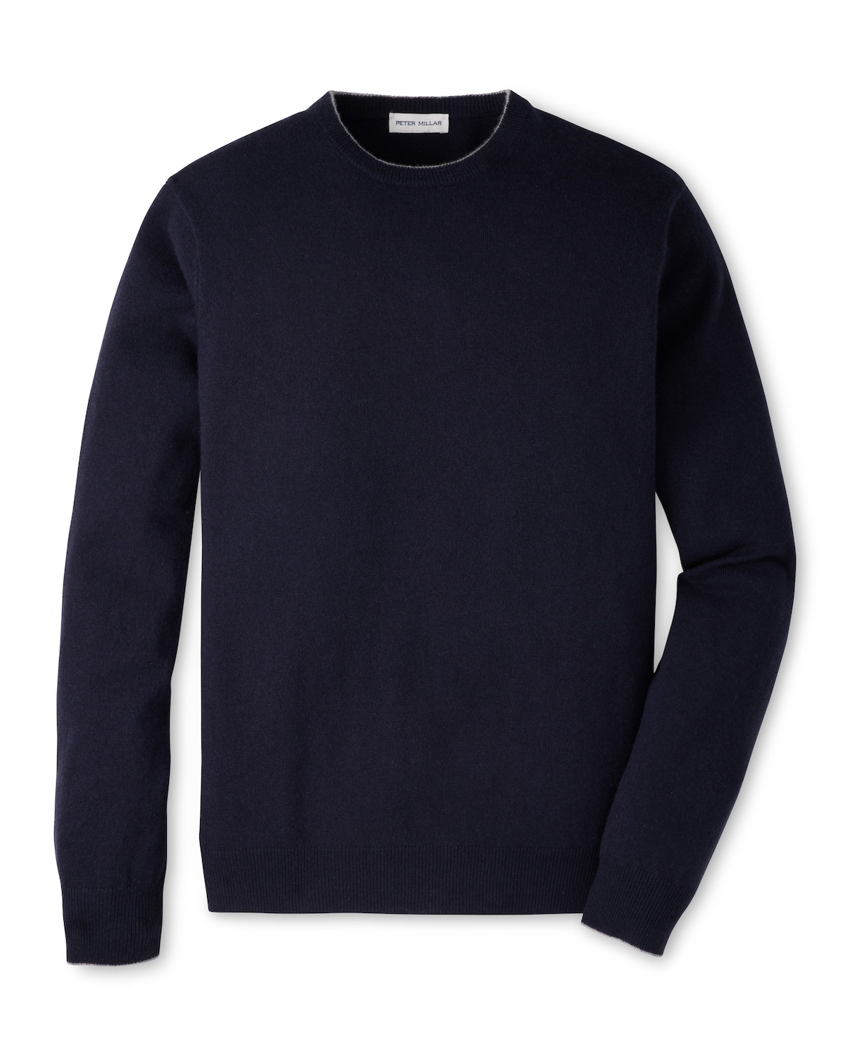 Peter Millar Crown Heritage Cashmere Crewneck Sweater in Navy