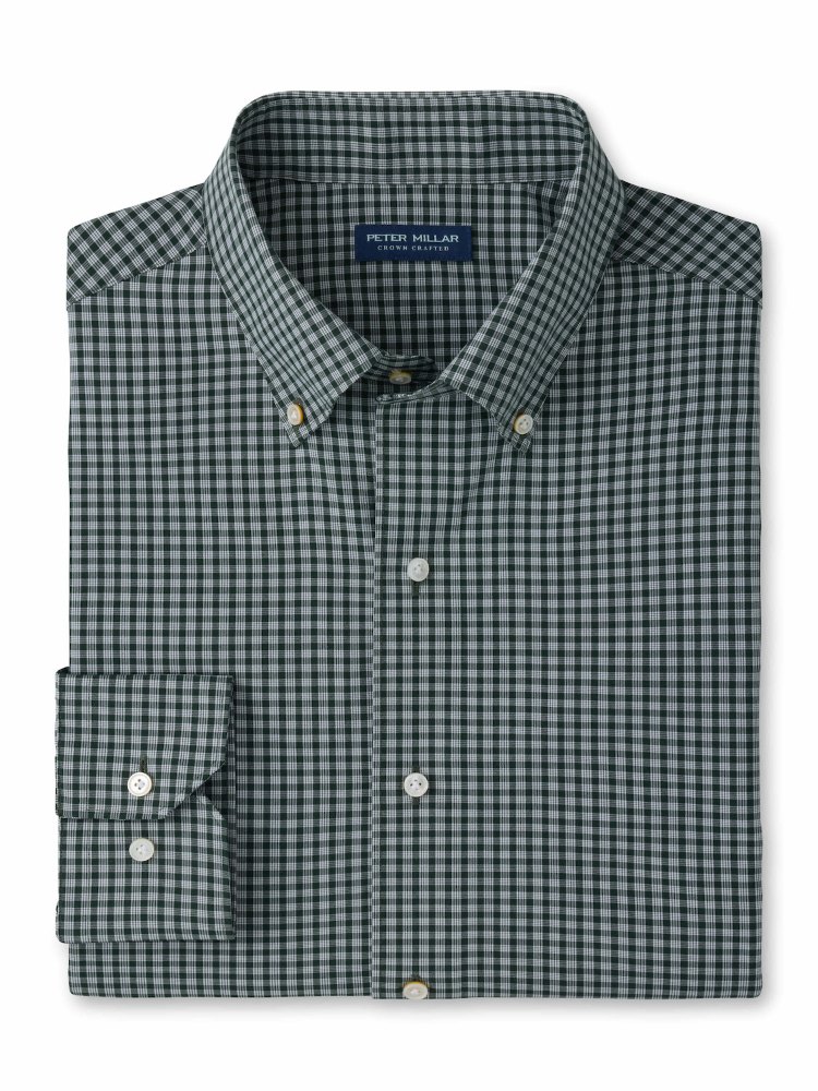 Peter Millar Eugene Performance Poplin Sport Shirt