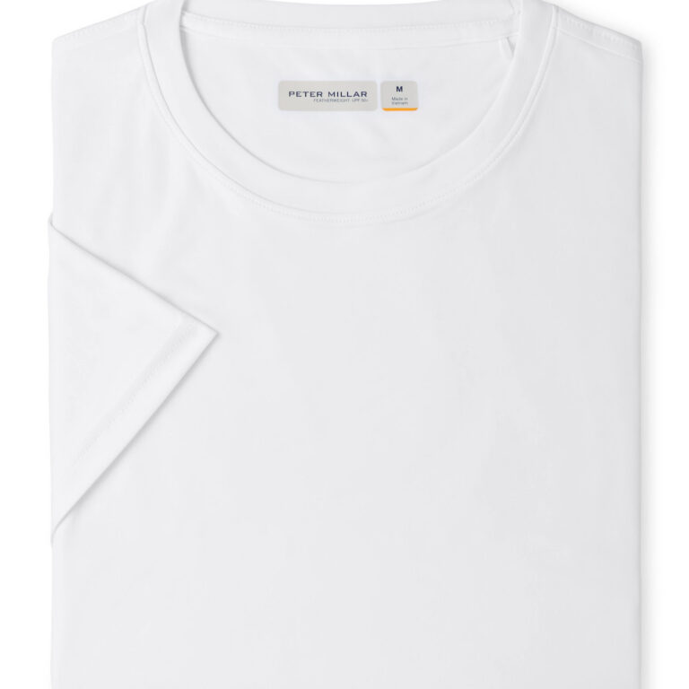 Peter Millar Featherweight Performance T-Shirt in White