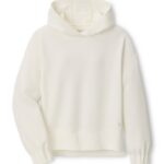 Peter Millar Flora Knit Hoodie in Soft White