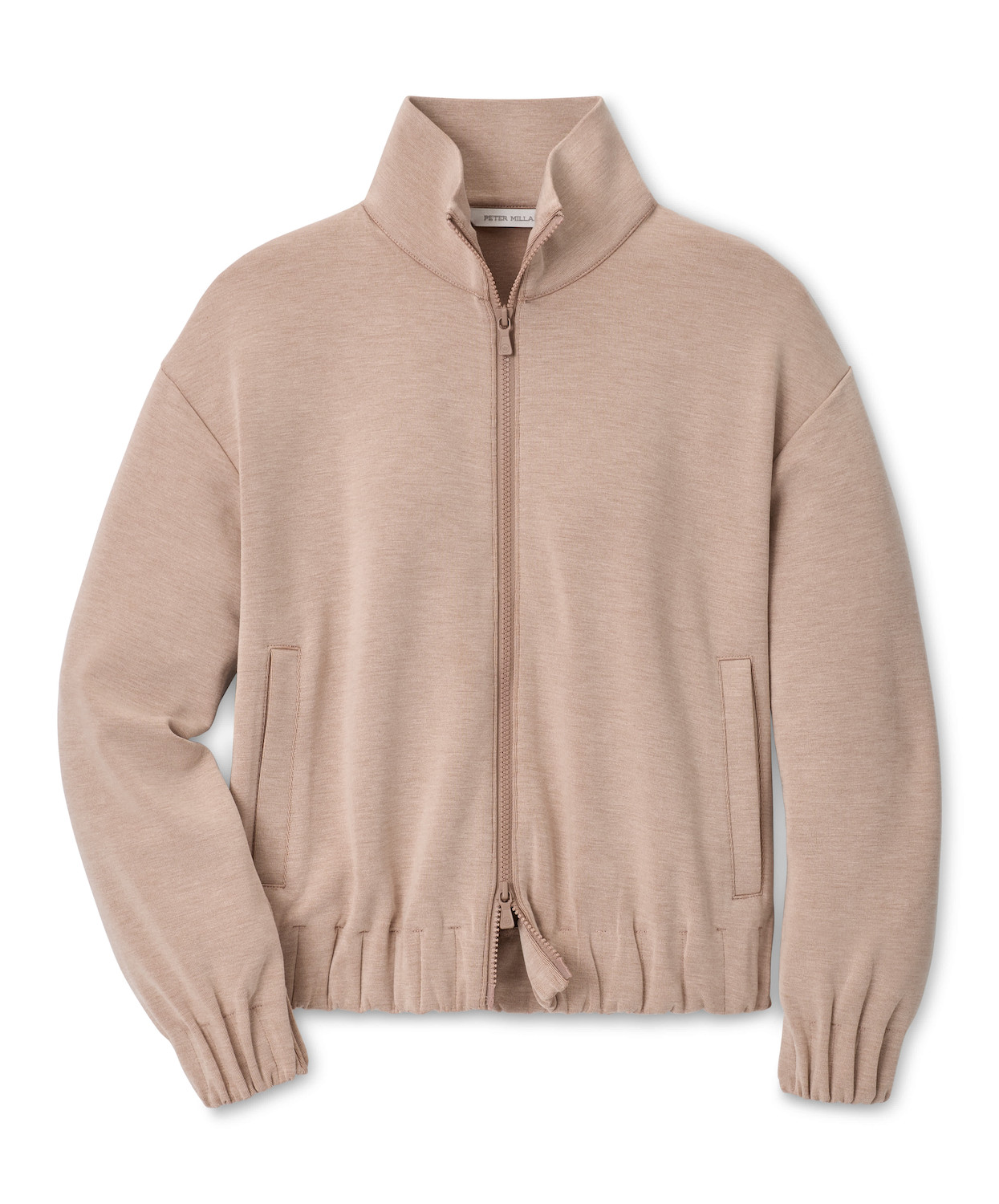 Peter Millar Flora Knit Melange Full-Zip Layer
