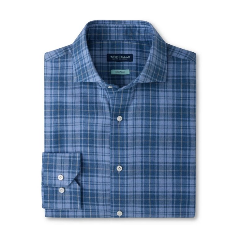 Peter Millar Gressan Italian Flannel Sport Shirt