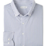Peter Millar Hanford Performance Twill Sport Shirt in Classic Navy