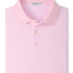 Peter Millar Holden Performance Jersey Polo – Knit Collar in Palmer Pink