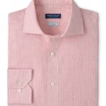 Peter Millar Kenneth Cotton Sport Shirt in Redwood