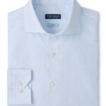 Peter Millar Kenneth Cotton Sport Shirt in Whitehaven Blue
