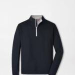 Peter Millar Perth Performance Quarter-Zip in Black