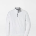 Peter Millar Perth Performance Quarter-Zip in White