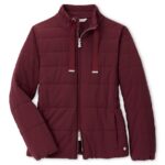 Peter Millar Robinson Air Quilted Jacket in Ox Blood